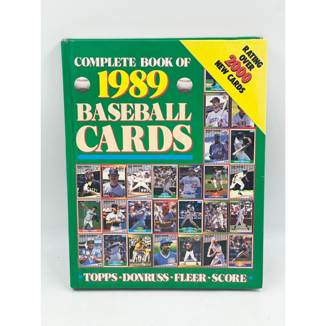 Complete Book of 1989 Baseball Cards, Beekman House MH175 Etsy