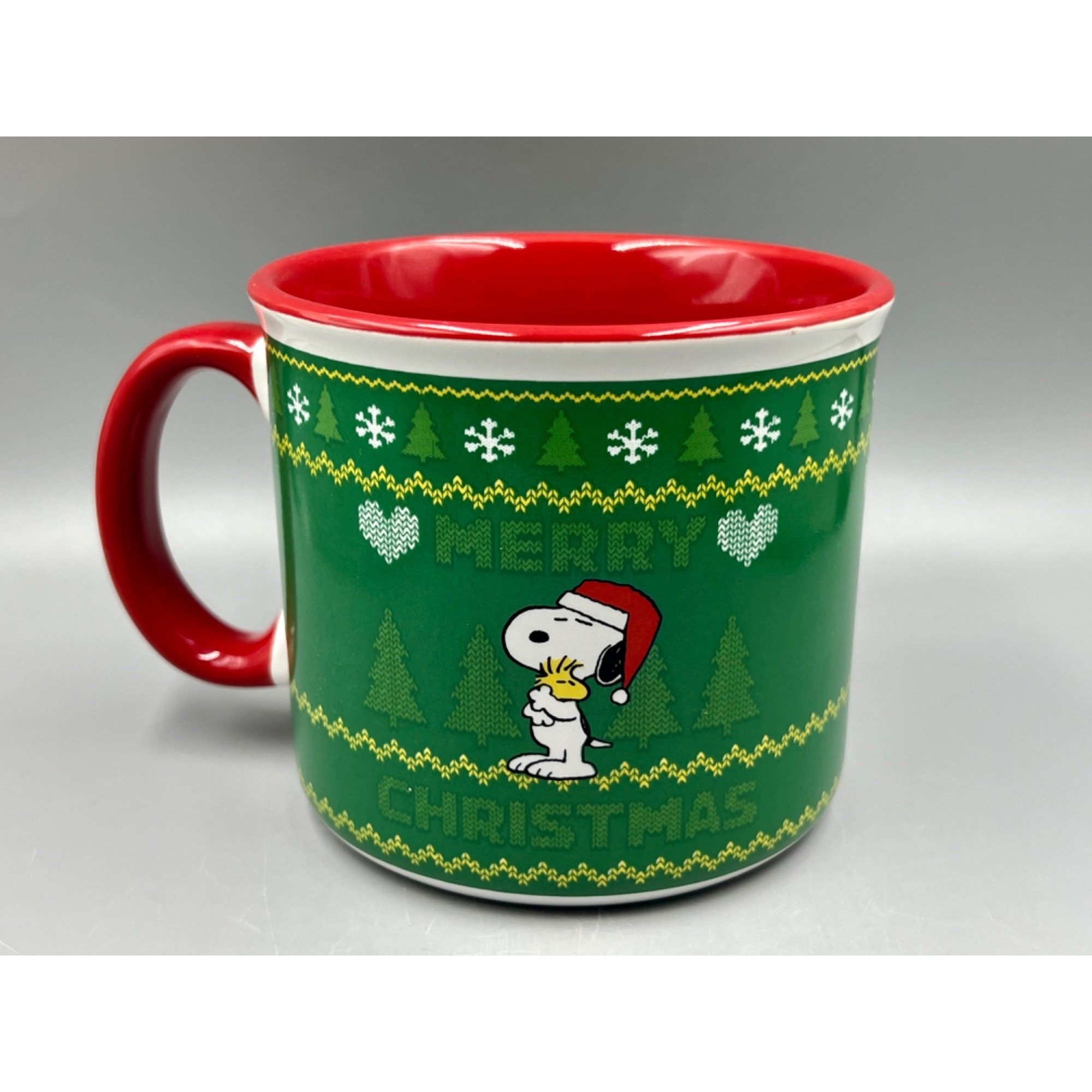Snoopy Christmas Mug - Etsy UK