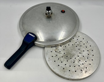 Tapa/agitador/rejilla para vapor Vintage Mirro para olla a presión de 8 cuartos - Modelo n.° 92080