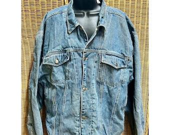 Vtg 80s 90s Levi's 70507 0218 Denim Trucker Jacket Medium Wash