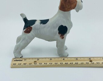 ヴィンテージのブリンズ・フォックス・テリアの置物：犬好きへのギフト