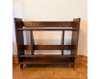 VTG Danish Mid-Century Modern Wooden Encyclopedia Bookcase/Shelf-Classic Design