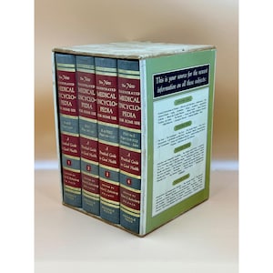 VINTAGE The New Illustrated Medical Encyclopedia - 4 Book Set - w-Case - Nice!