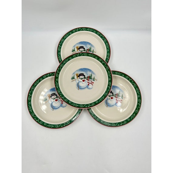 10.25" Dinner Plate We Can Build A Snowman 