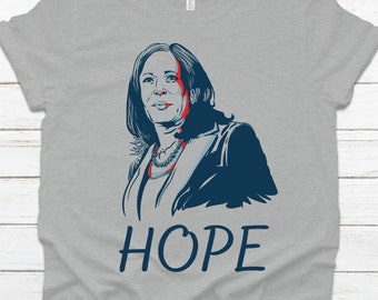 Kamala Harris Hope Vintage Retro Election Biden Harris 2020 Love Peace Equality Diversity Inauguration T-Shirt