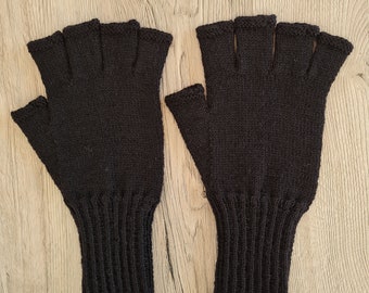 Halbfingerhandschuhe handgestrickt