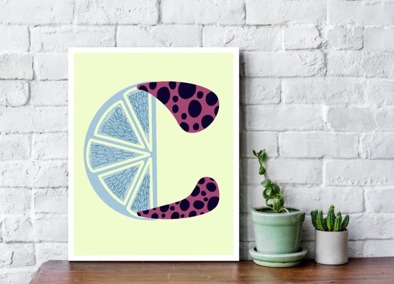 Premium Psd Colorful Abstract Letter C Made By The Artist