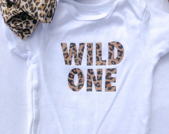 tiger print onesie baby