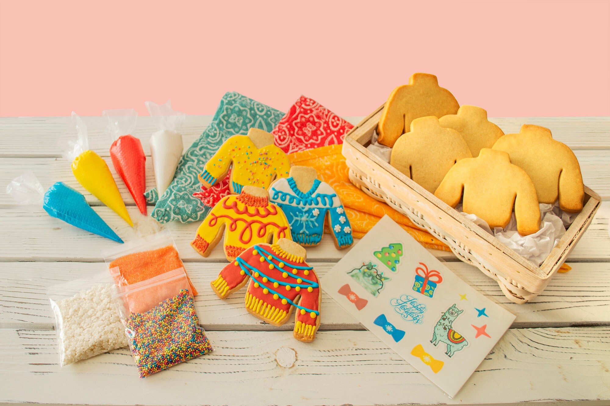 Ugly Sweater Cookie Decorating Kit: Holiday Team Activity