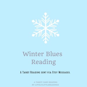 Winter Blues / Mental Health Check In - Tarotkaart lezen