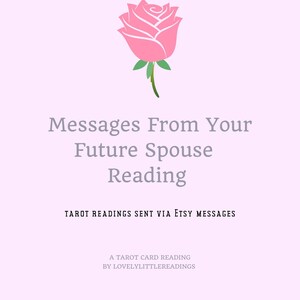 Stesso giorno! Consegna veloce! Messaggi dal tuo futuro coniuge - Lettura delle carte dei tarocchi
