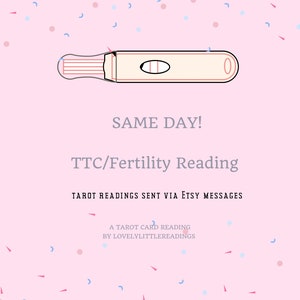 DEZELFDE DAG! TTC/Vruchtbaarheid/Conceptie/Zwangerschap Lezing - Tarotkaart