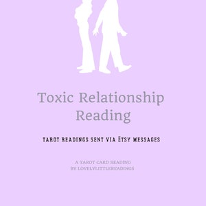 SELBEN TAG! Schnelle Lieferung! Tarot Legung - TOXIC Beziehung