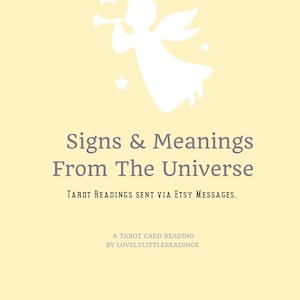 SINAIS do universo - Uma leitura de cartas de tarô