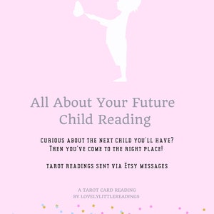 TUDO sobre o seu futuro filho - leitura de cartas de tarô!