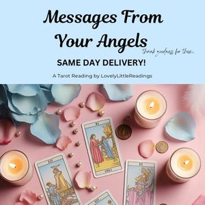 CONSEGNA IN GIORNATA! Un messaggio dai tuoi angeli - Lettura delle carte dei tarocchi