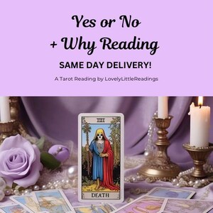 Ja of nee + waarom: tarotkaarten op dezelfde dag lezen! Minder dan 24 UUR REACTIE!