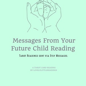 Dezelfde dag! Snelle levering! Berichten van je toekomstige kind - TAROT-lezing