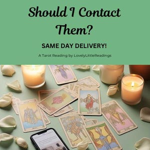 ¡EL MISMO DÍA! ¡Respuesta RÁPIDA! ¿Deberías comunicarte con ellos? - Lectura de cartas del tarot