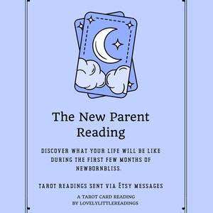 MÊME JOUR ! Livraison rapide ! Lecture pour nouveaux parents - Lecture de cartes de tarot