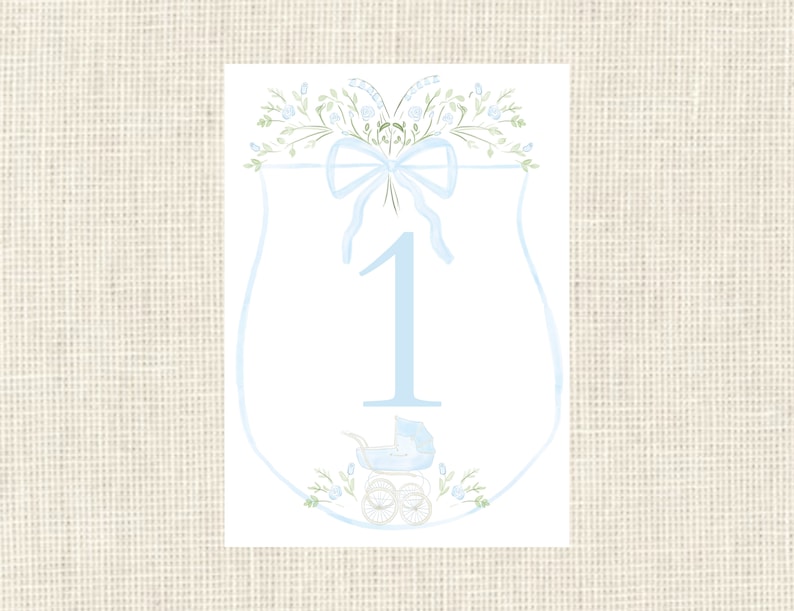 Watercolor Baby Milestone Cards Two Sided / Floral Crest / Gift / Baby ...