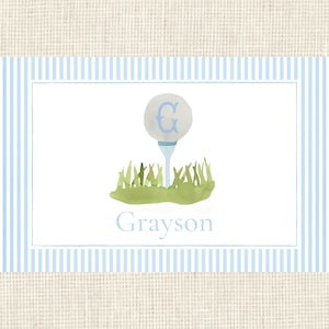 Personalized Golf / Summer Place Setting Placemat