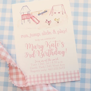 Park / Playground Birthday Party Invite
