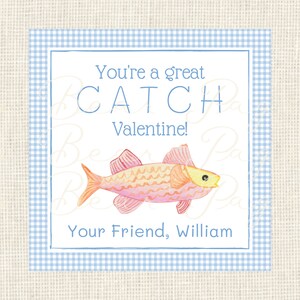 You're Such a Catch, Cute Love Card, Fishing Card, You're A Catch Card,  Cute Valentine's Day Card, Anniversary Card, Cute Birthday Card