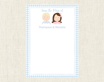 Personalized Mommy Notepad Childrens Custom Notepad / grandma