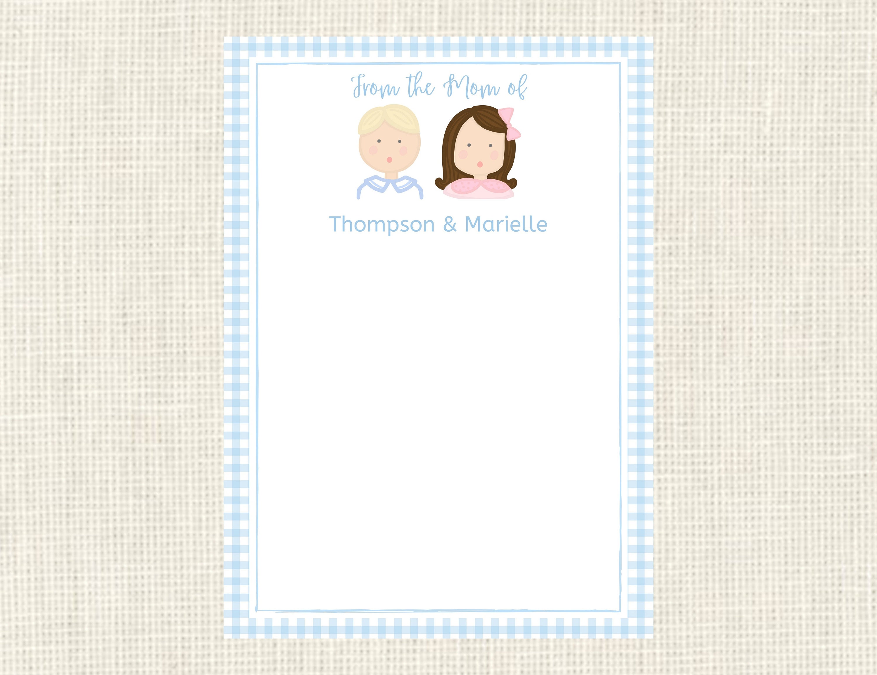 Personalized Mommy Notepad Childrens Custom Notepad / Grandma Etsy