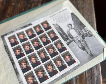 Five 5 James Dean 32c // Vintage Unused Postage Stamps 32