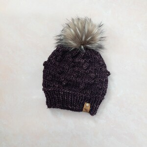 Dewdrop Beanie - Purple