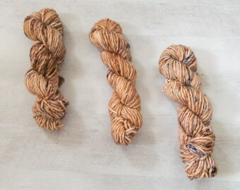 Hand dyed single ply bulky - Monterey