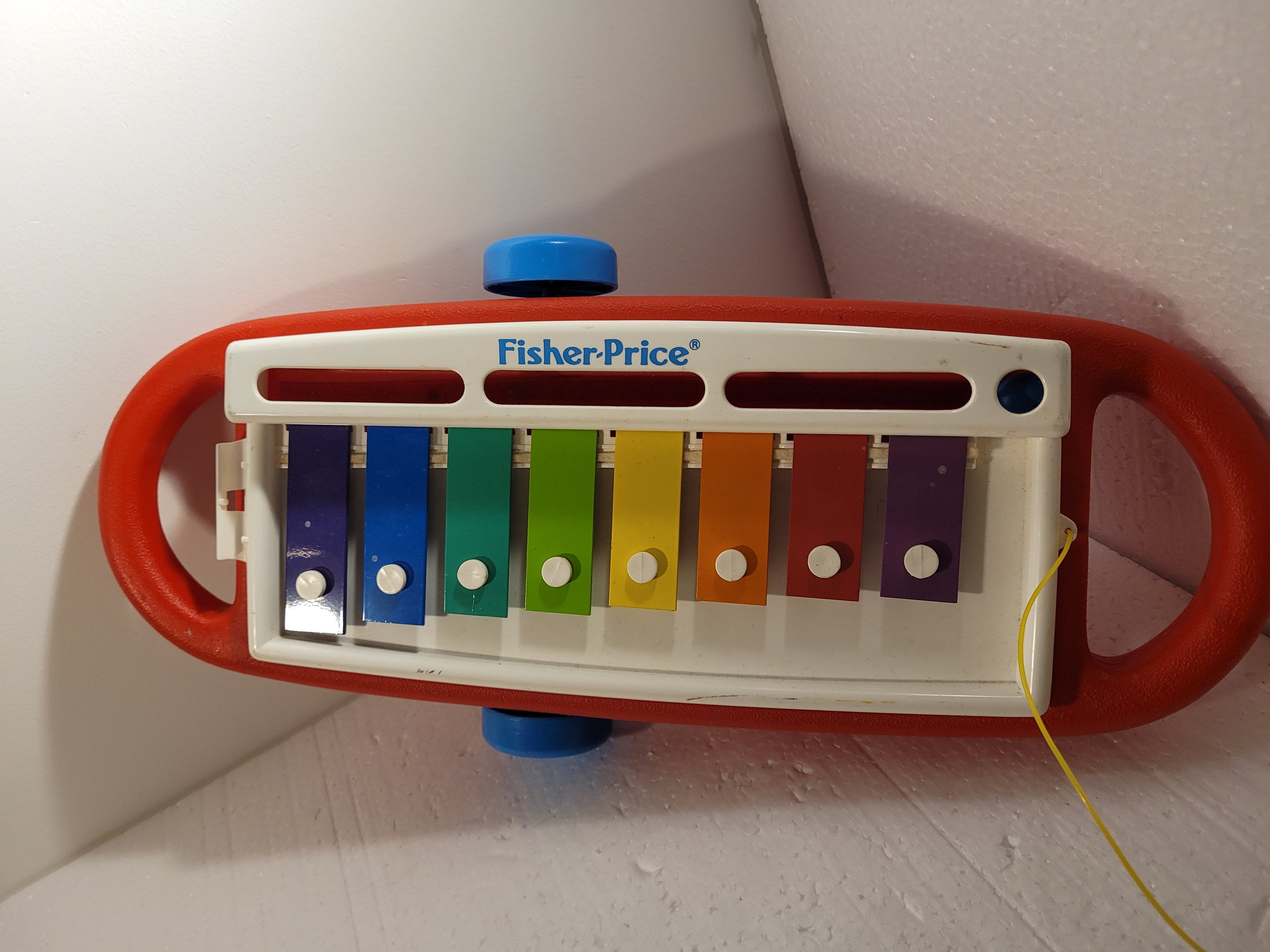 Fisher Price Rocknroll Xylophone Pull Toy 1989 2214 Etsy UK