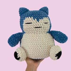 Crochet Snorlax Inspired Sleeping Monster