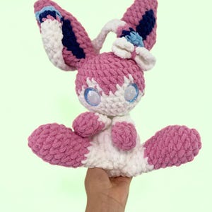 Crochet Sylveon Inspired Plushie