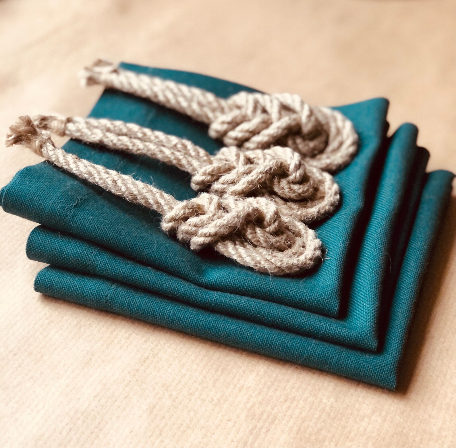 Jute Napkin Ring Jute Rope Napkin Holders Rustic Napkin Etsy