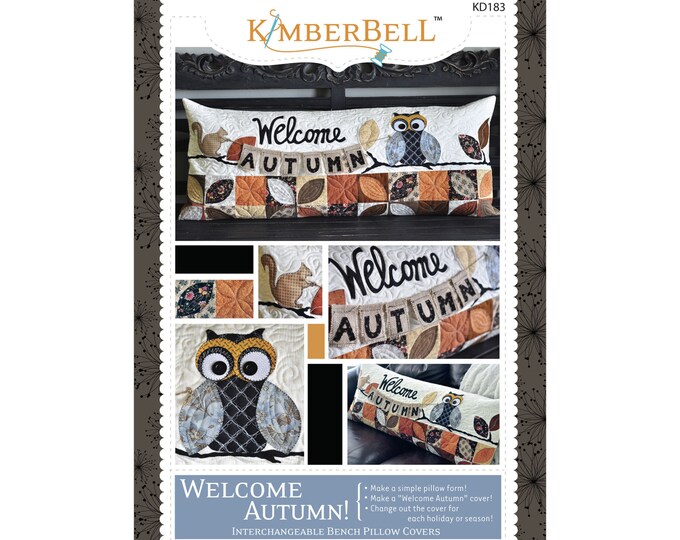 Kimberbell Autumn Bench Pillow Sewing Pattern Etsy