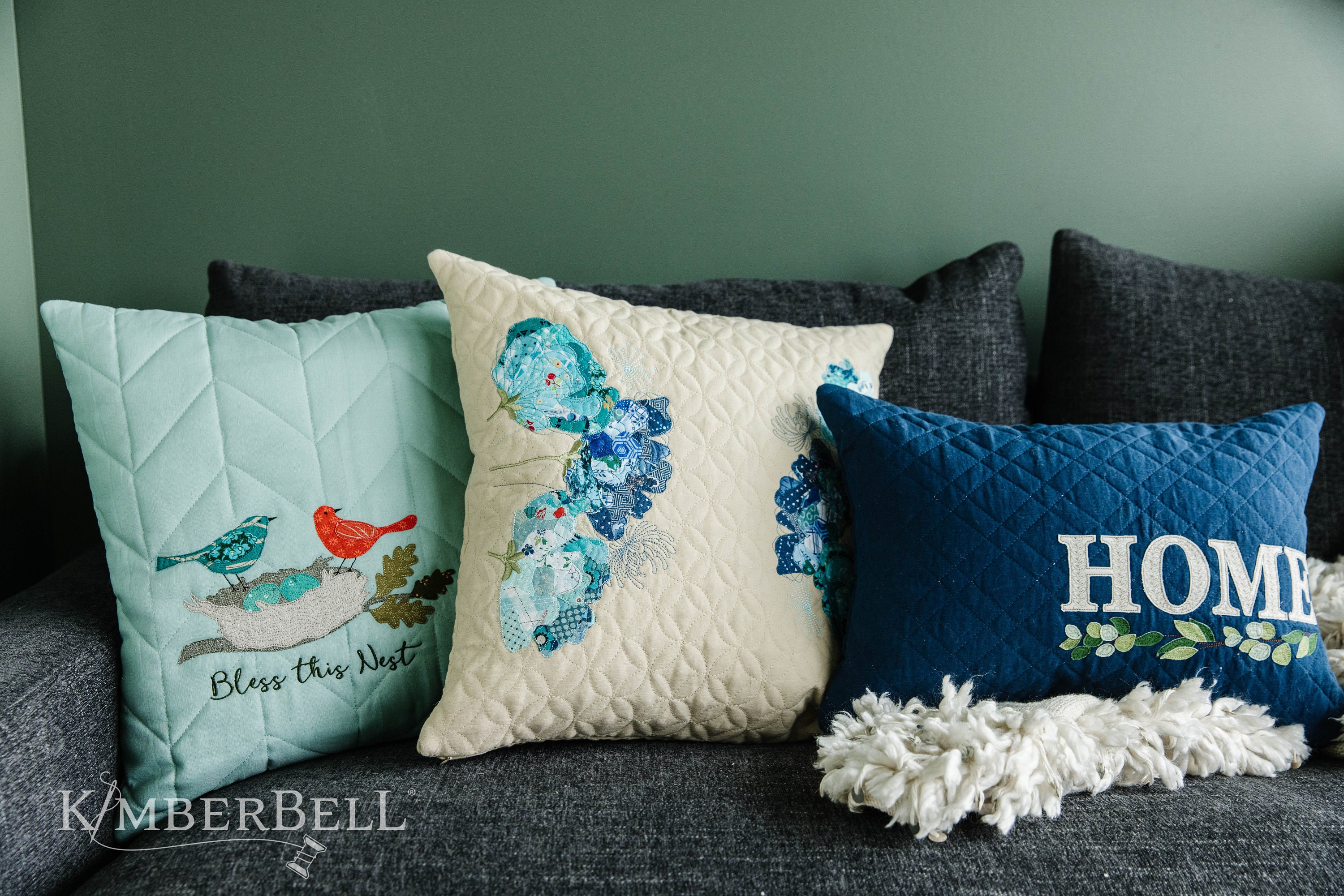 Kimberbell's Emma's Collage Pillows Machine Etsy