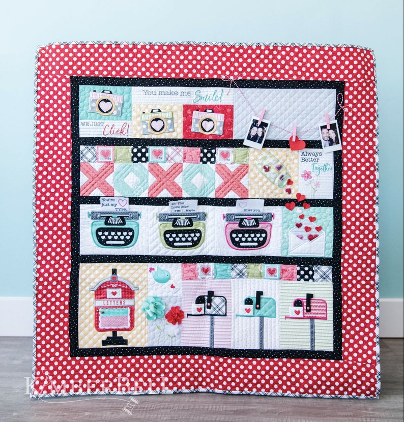 Kimberbell Love Notes Machine Embroidery CD SVG Files included KD808
