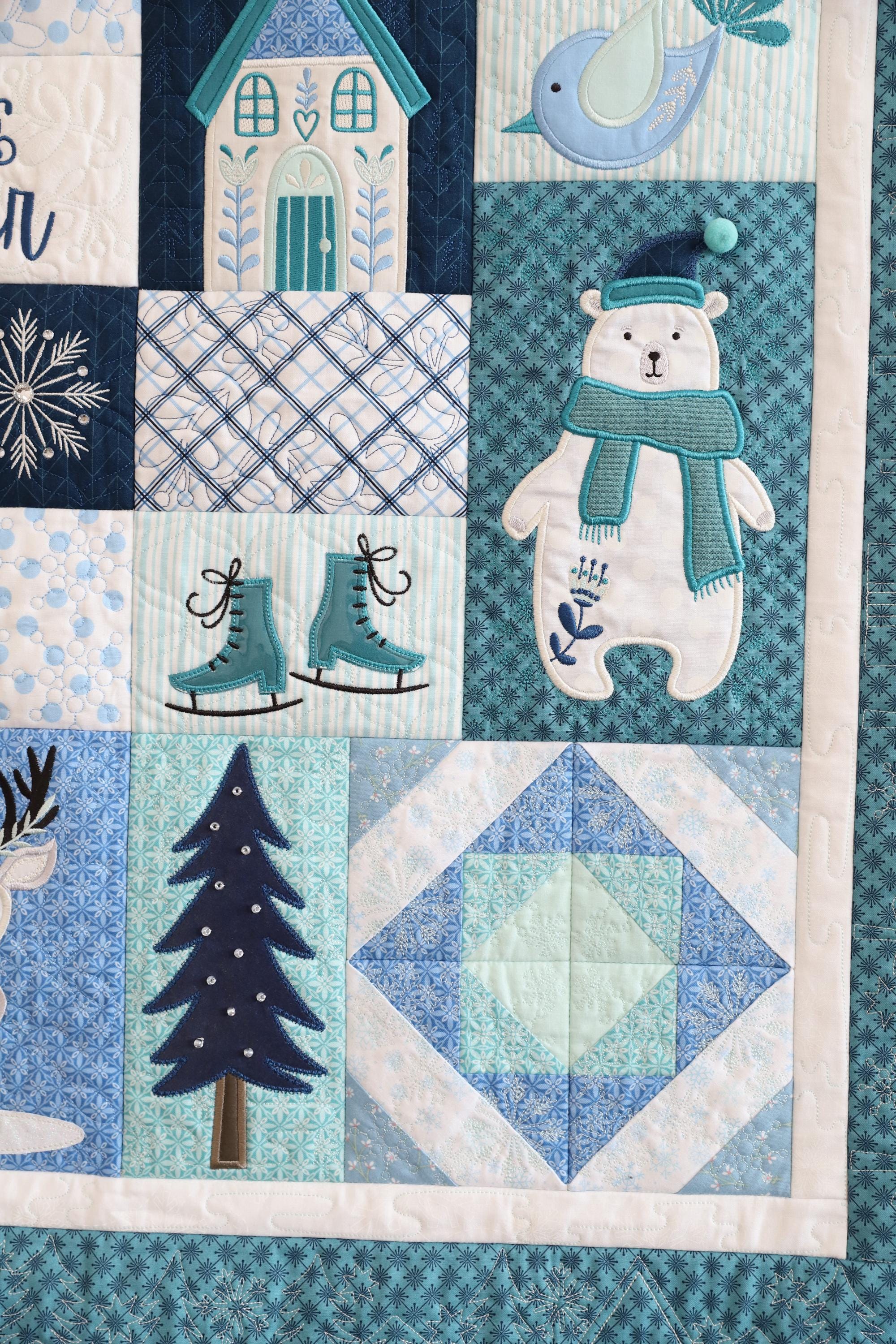 Kimberbell Enchanted Winter Quilt Bundle - Embroidery Design ...