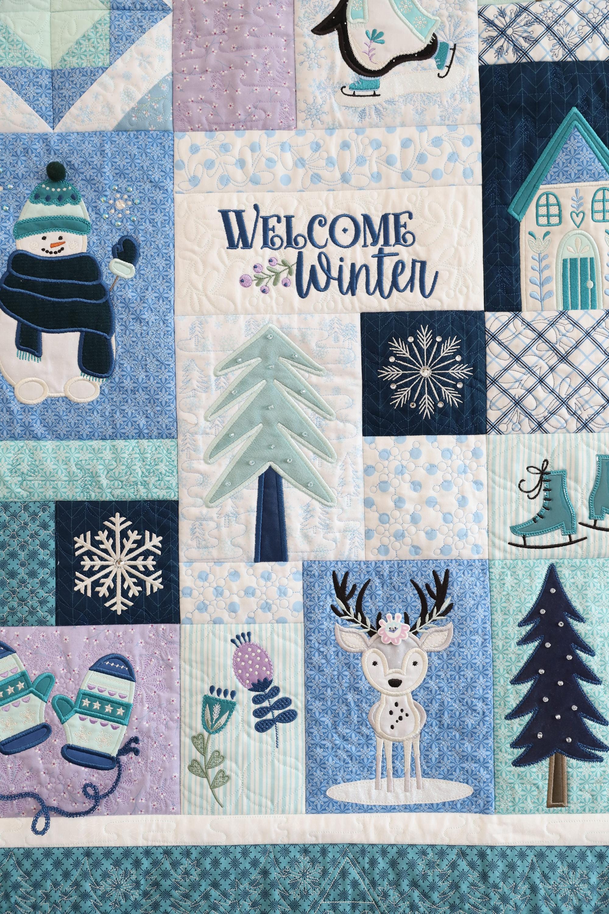 Kimberbell Enchanted Winter Quilt Bundle - Embroidery Design ...