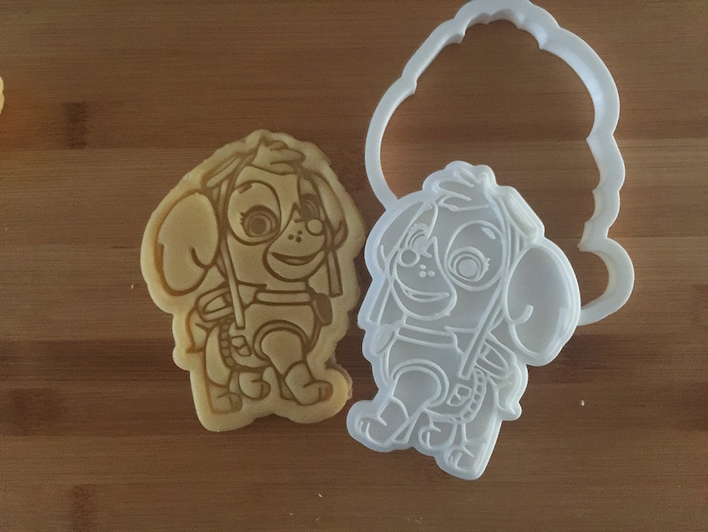 Paw Patrol Cookie Cutters Set of 6 Etsy