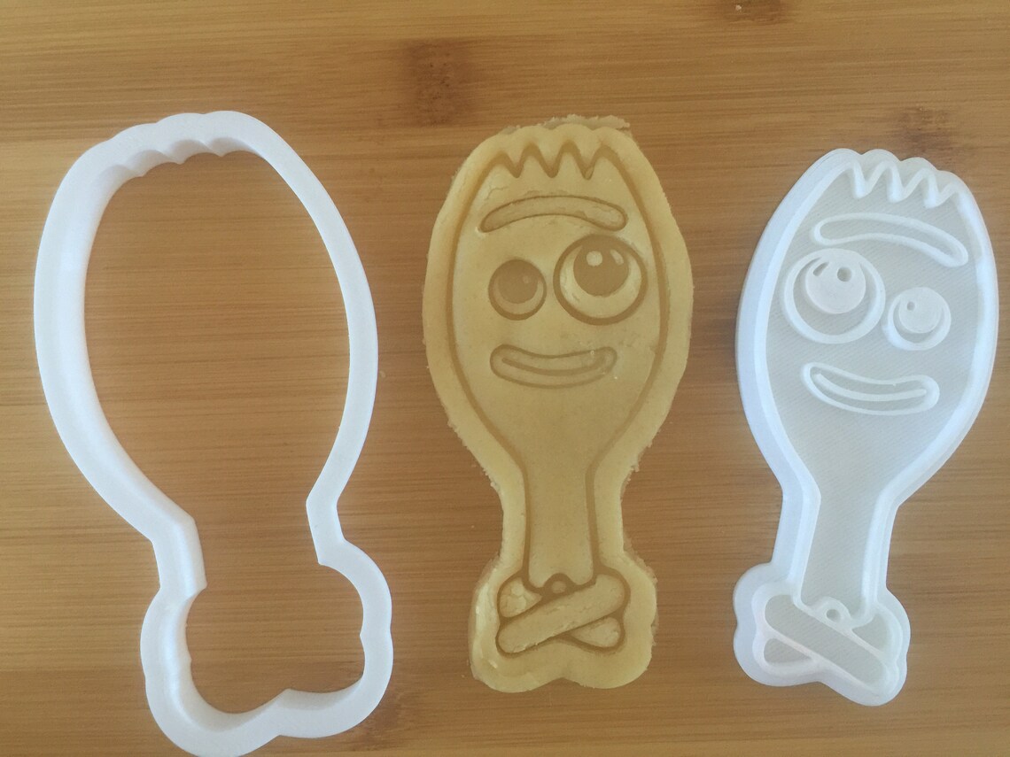 Toy Story Forky Cookie Cutter 2 Piece Etsy