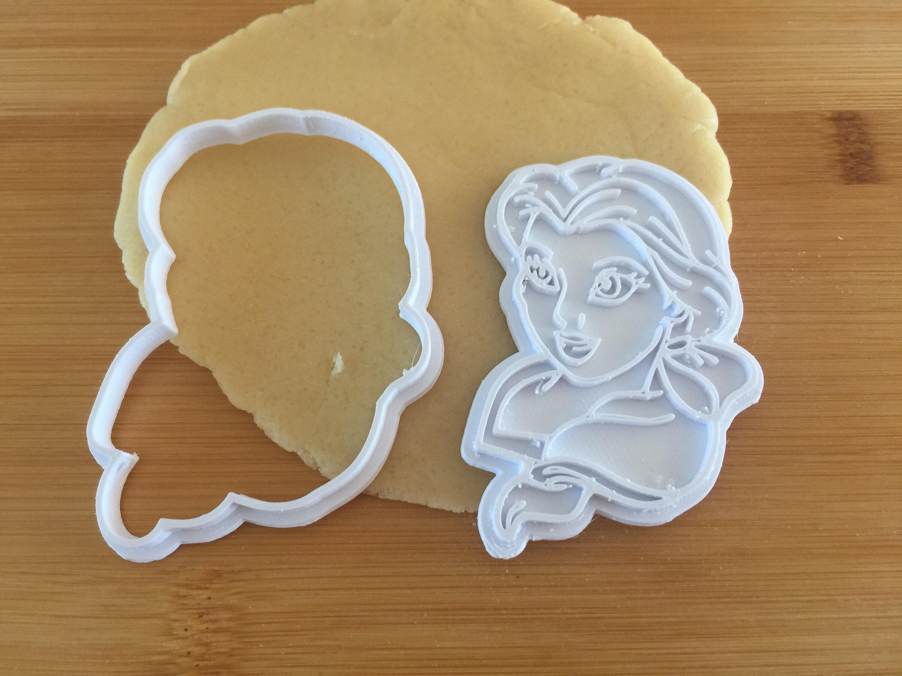 Belle From Beauty and the Beast Cookie Cutter 2 Piece 1 X Etsy Australia