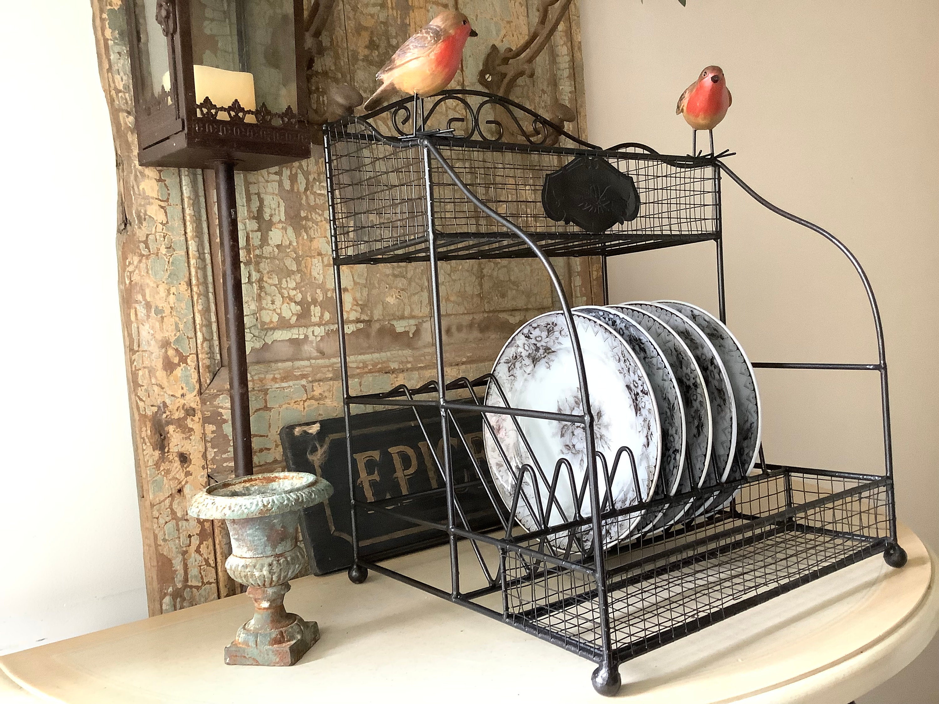 Antique Dish Rack Etsy