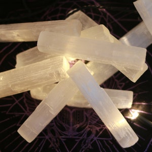 Selenite Sticks 4&quot; for Metaphysical Use