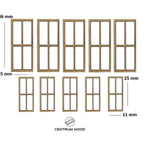 Windows #43,D&D,Dungeons And Dragons,Warhammer,Warhammer 40k,Terrain buildings,28mm,Pathfinder,RPG Miniature Set,Fantasy Terrain RPG,Fantasy