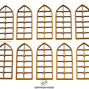 Windows#25,Warhammer 40k,28mm,Pathfinder,Terrain buildings,D&D,Dungeons And Dragons,Warhammer,RPG Miniature Set,Fantasy Terrain RPG,Fantasy