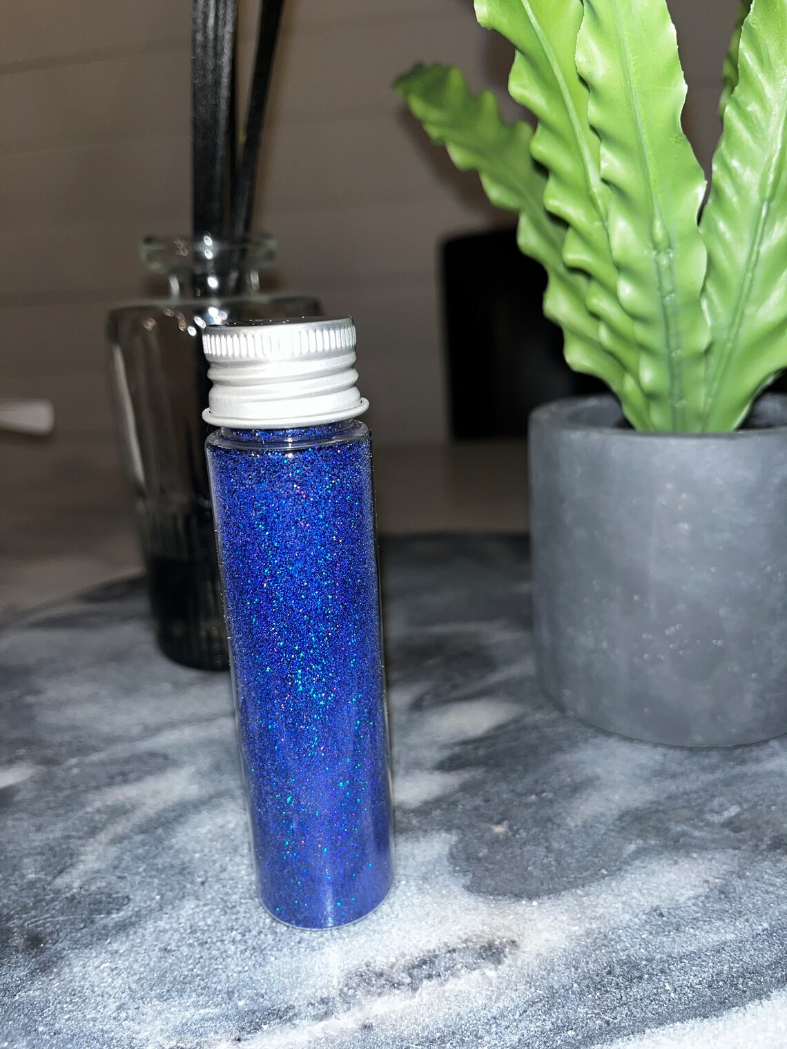 Holographic Blue Glitter - Etsy